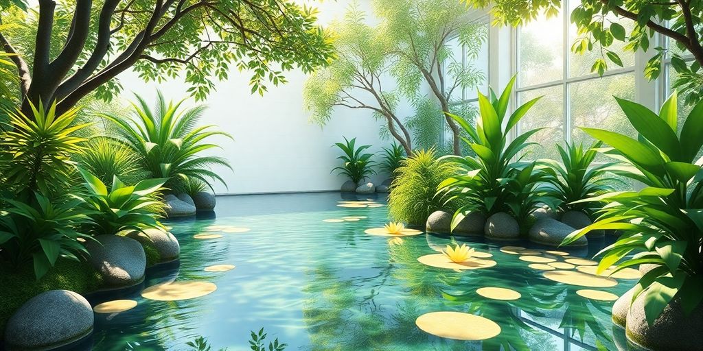 Ambiente natural que fomenta la salud y el bienestar.