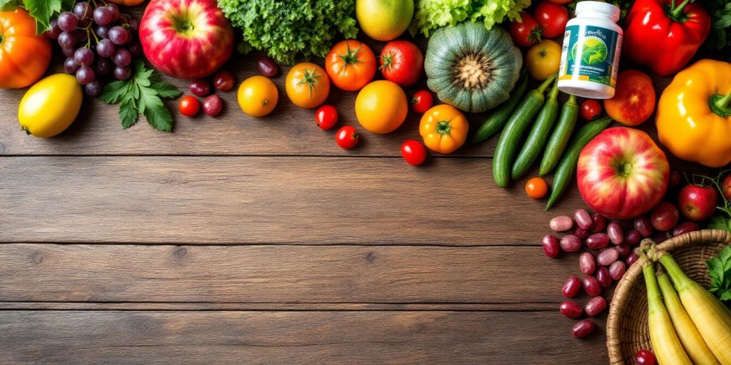 Frutas y verduras frescas para revitalizar la energía.