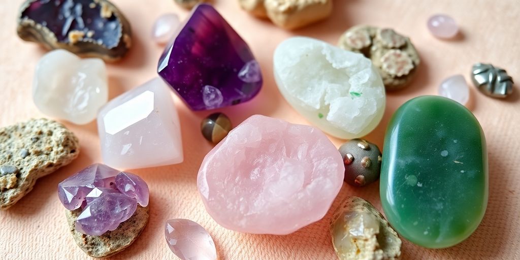 Minerales naturales para el cuidado de la piel.